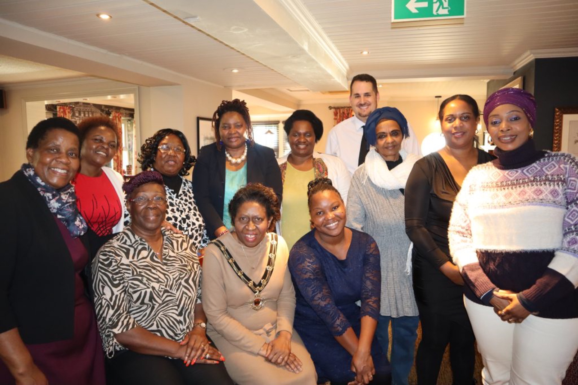 African women building community connections